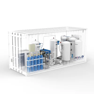 Minnuo Brand 10nm3 20nm3 50nm3 80nm3 PSA VPSA Cryogenic Nitrogen Oxygen Generator Plant Medical Industrial Use Over 95% Purity