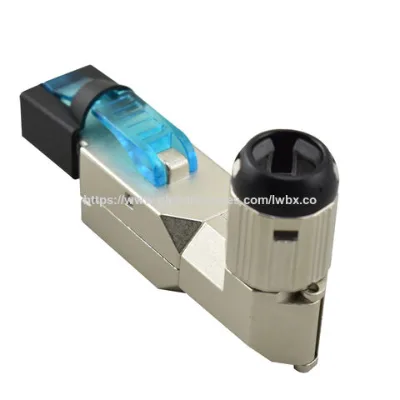 CAT6/CAT6A/CAT8 FTP Toolless Keystone Jack With 9 directions
