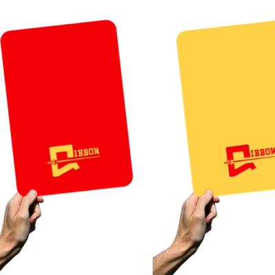 EASTOMMY Big Size for Red and Yellow Cards