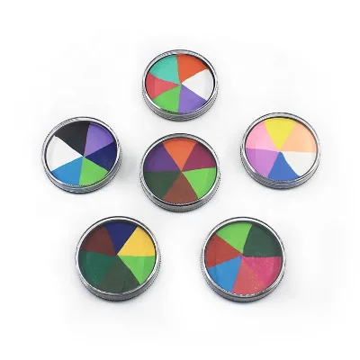 Face Paint Manufacturers Green  Water Activated Eyeliner Face Paint rainbow in Face Painting case