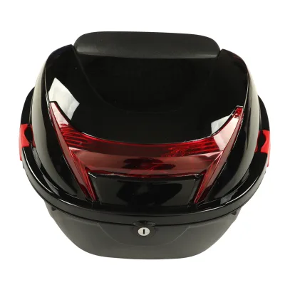 Motorcycle Rear Top Box Motorbike Tail Trunk Storage Case Waterproof Lockable for Autocycle