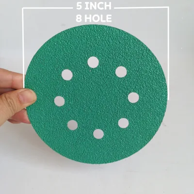 Abrasive Disc 125mm 3.0mm Thickness High Hardness Polishing Sandpaper for Dry Sanding Automotive Applications