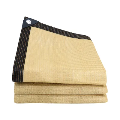 High Strength PE Hemmed Edge Punched Hole Sun Shade Net for Agriculture and Greenhouse Use