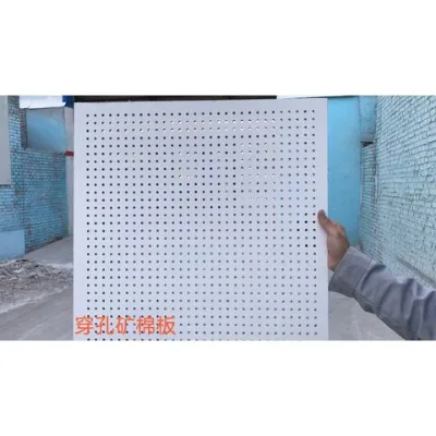 Square edge mineral fiber tiles
