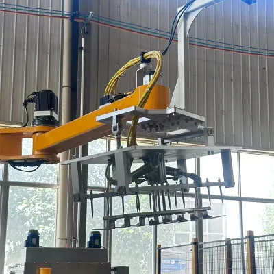 Automatic Visual Recognition Depalletizing Robot for Unpacking and Destacking Ceramsite Pellets, Automatic Depalletizer