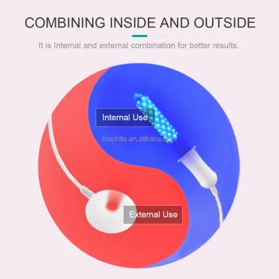 Home Use Gynecology Physiotherapy Device 630nm Red Light 465nm Blue Light Vaginal Inflammation Treatment Instrument