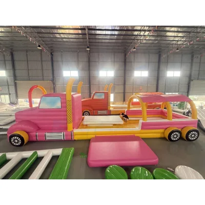 New Design High Quality Durable Inflatable Truck for Leisure Water Inflatable Towing Water Car Shape Boat on Water
