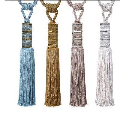 Factory Hot Sales Classic Design Curtain Tassel Crystal Hanging Ball Hot Sale Curtain Tassels Decorative Curtain Tassel