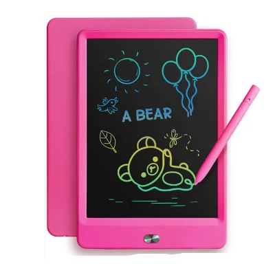 LCD Writing Tablet Doodle Board 8.5 Inch Colorful Drawing Pad Memo Pads Plastic Girls & Boys 3-7 Year Olds Gift