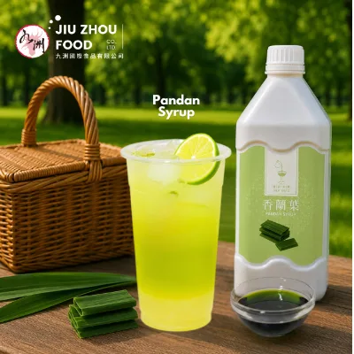 Top Sale Pandan Leaf Syrup Bulk Halal Concentrate for Bubble Tea Ingredients Drinks - Taiwan Supplier