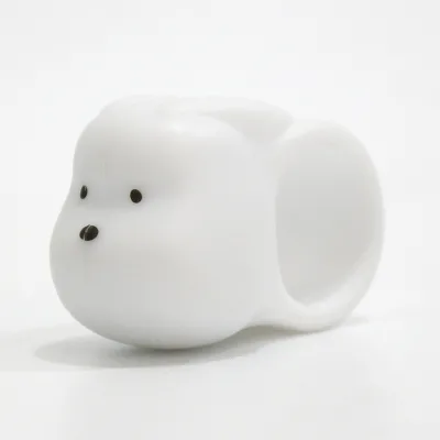Baby Proof Door Stoppers Handle Cover Doorknob Safety Cover for Door Anti-collision Ring, Bunny Design Silicone Walls Protector