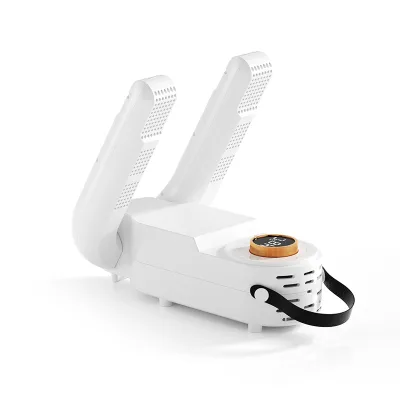 Portable Electric Boot Shoe Dryer Warmer with Auto-Folding Design Timer Odor Elimination for Cold Wet Winter for Balcony Use