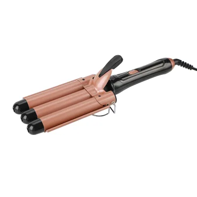 Home Use Fast Heating Three Barrel Big Wave Automatic Hair Curler Triple Barrel Hair Curler