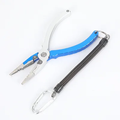 Best-Selling Long Reach Stainless Steel Fishing Pliers with Aluminum Handle Customizable OEM Wire Stripper Hook Remover Pliers