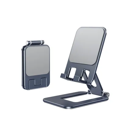 Portable Foldable Aluminum Alloy Phone & Tablet Stand with Anti-Shake Feature Model T05-Wholesale
