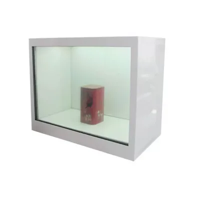 New Style 32 Inch Free Standing 1920x1080 Resolution Touch Screens Transparent LCD Display Case