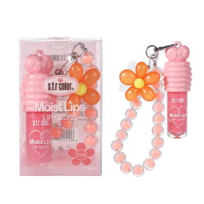 High Quality Lip Oil Bracelet Pendant Waterproof Moisturizing Hydrating Plumping Glossy DIY Chain-Link Lipgloss