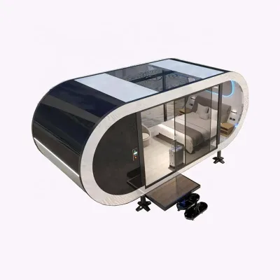 New Apple House Steel Structure Container Houses Prefabricated Modern Design Waterproof Luxury Mobile Hotel Holiday Chalets