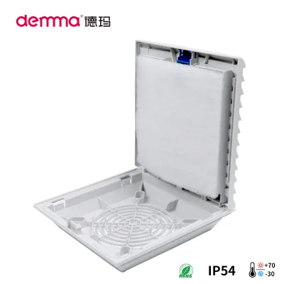 Industrial Electrical Enclosure Filter Grille Replaceable Filter Pad Ventilation Air Intake Cover