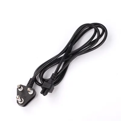 Black 3 Pin Laptop Power Cable 18AWG Universal Replacement for Laptop Charger Adapter Power Cord for Laptop