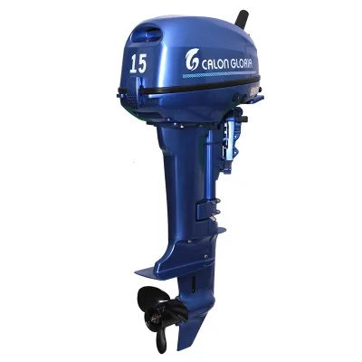 Cg Marine T15 Long Tail Mud Boat Motor 2 Stroke
