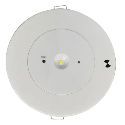 SAA Approved Emergency LED Downlight 300LM 3H AS2293 D40 NTC Li-ion Battery IP20 3-Year Warranty 6500K for Australia CE CB