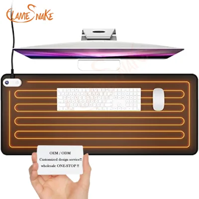 Winter Hand Warmer Computer Desk Heated Pad Large Warm Heated Mouse Pad 33x80 cm