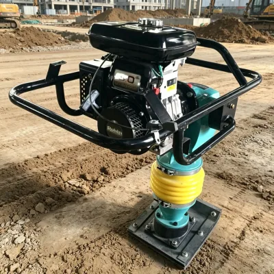 Factory Wholesale Vibratory Tamping Compactor Rammer Equipment Robust 700 Times/min Impact Rammer for Yard Bridge Pile