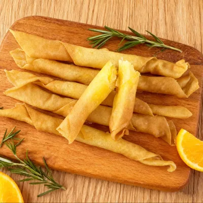 Frozen Crispy Pineapple Spring Roll IQF Fruit Dessert Bulk Pack OEM Private Label for Catering Hotel and Bakery Snack