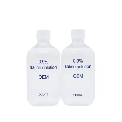 500ML Saline Fluid Nasal Irrigator 0.9%/2.3% Nasal Rinse Saline Solution Sterilized