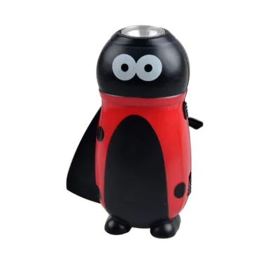 Animal Shape Kids Safety Flashlight Dynamo Recharge Kids Flashlight