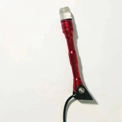 Motorcycle License Plate Frame Decorative LED Accessories Electric Scooter Racing Antenna Led Lamp Accessories