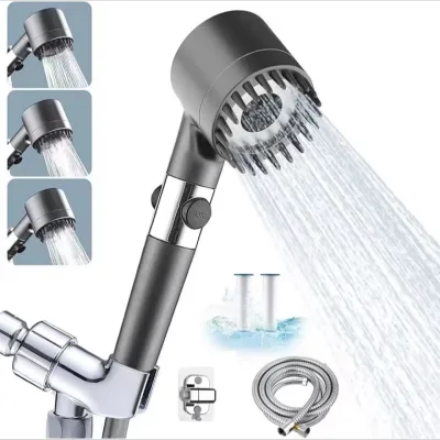 Pressurized Shower Head, Super Pressurized Filter, Shower Bath Bomb, Household Shower Showerhead, Bath Flower Drying Head Set