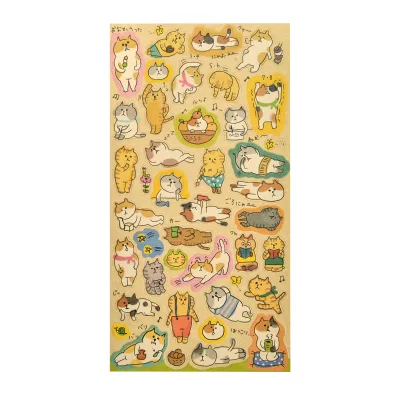 Wholesale Cute Cartoon Decorative Diary Album Calendar Adhesive Paper Stickers