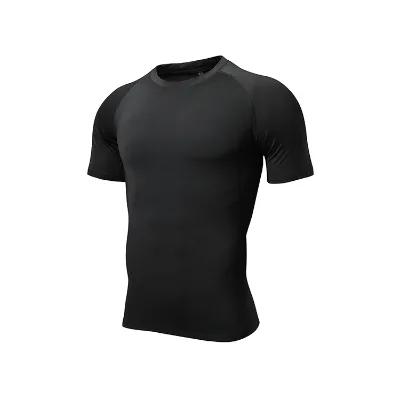 Basketball Sportswear Quick-Drying Fitness Wear Short-Sleeve Running Training Apparel Highly Elastic T-Shirt Men