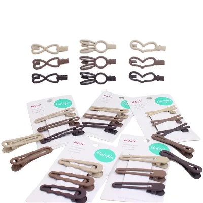 Sweet and Cute Fashionable Set Hair Clips High-end Barcode Hair Accessories for Women and Girl