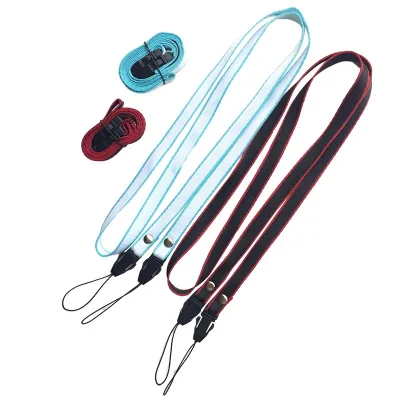 High Quality Customized Promotional Adjustable Satin Nylon Polyester Shoulder Strap Id Card Holder Lanyard Vendors