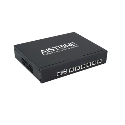 OEM/ODM fascia logo j6412 mini pc 6 ports rj45 i226V quad core firewall pfsense 2 memory slot aes-ni mini pc 6lan 2.5g