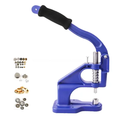 Dies Hole Puncher Manual Grommet Eyelet Install Machine for Snap Button, Grommets, Rivets, Eyelets