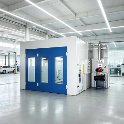 Fanake High-Quality Diesel Burner Spray Booth Customizable Automatic Spray Booth Car Spray Booth Equipment