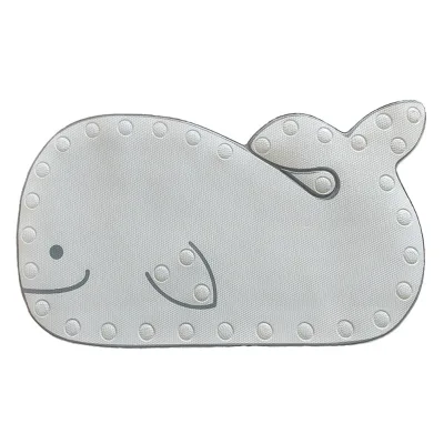 BBCare Practical Foot Pad Carpet Whale Shape Floor Mat for Kid's Room & Front Door Decor Non-slip Bath & Ground Bath Mat
