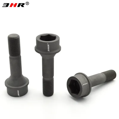 3HR Gr.5 Titanium High Quality Auto Parts Cone Seat Wheel Bolt Hub M14*1.5 for Volvo, Ferrari, Lamborghini, Masarati Etc