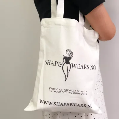 Eco Friendly Custom Print Canvas Tote Bag Reusable Cotton Shopping Bag With Your Own Logo for Brand Marketing