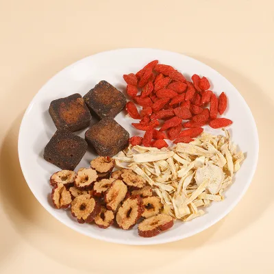 Hotselling Private Label Dark Brown Suger Ginger Jujube Tea in Bags