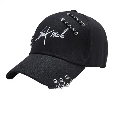 Adjustable Metal Buckle 6-Panel Baseball Caps Sporty Fashionable Street Style Cartoon Print Unisex Dad Hats