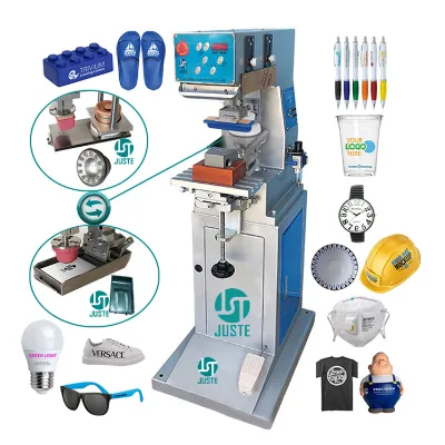 1 Color Ink Cup Pad Printers Tampo Printer Ink Tray Watch Dial Pen Pad Printing Machine for Toys