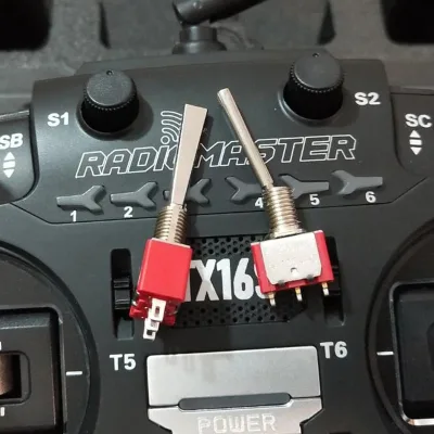 2PCS RC Transmitter Switch 2/3 Positions Reset Radiomaster OpenTX T16 T18 TX16S TX18S Frsky FlySky WFLY RadioLink Futaba JR ACCS