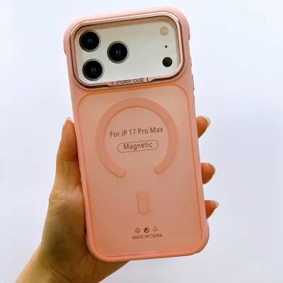 Shock-proof and Anti-slip Magnetic Wireless Charging Mobile Phone case IPhone16 Suitable for IPhone17Pro Mobile Phone case