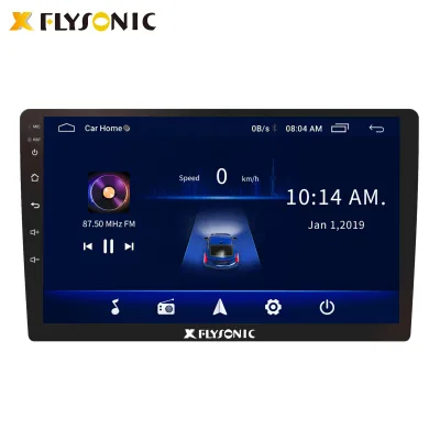 Flysonic TUV/ISO9001/IATF16949 Certificate 10.1 Inch 2.5D IPS Full Touch Multimedia MP5 Player Various Branded RGB Car Radio