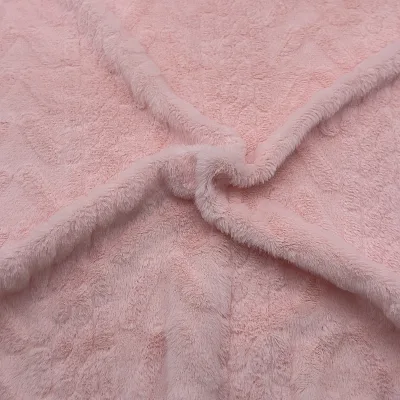 Fashion New Design Rabbit Fur Seat Covers Fabric PV Fleece Fabric
